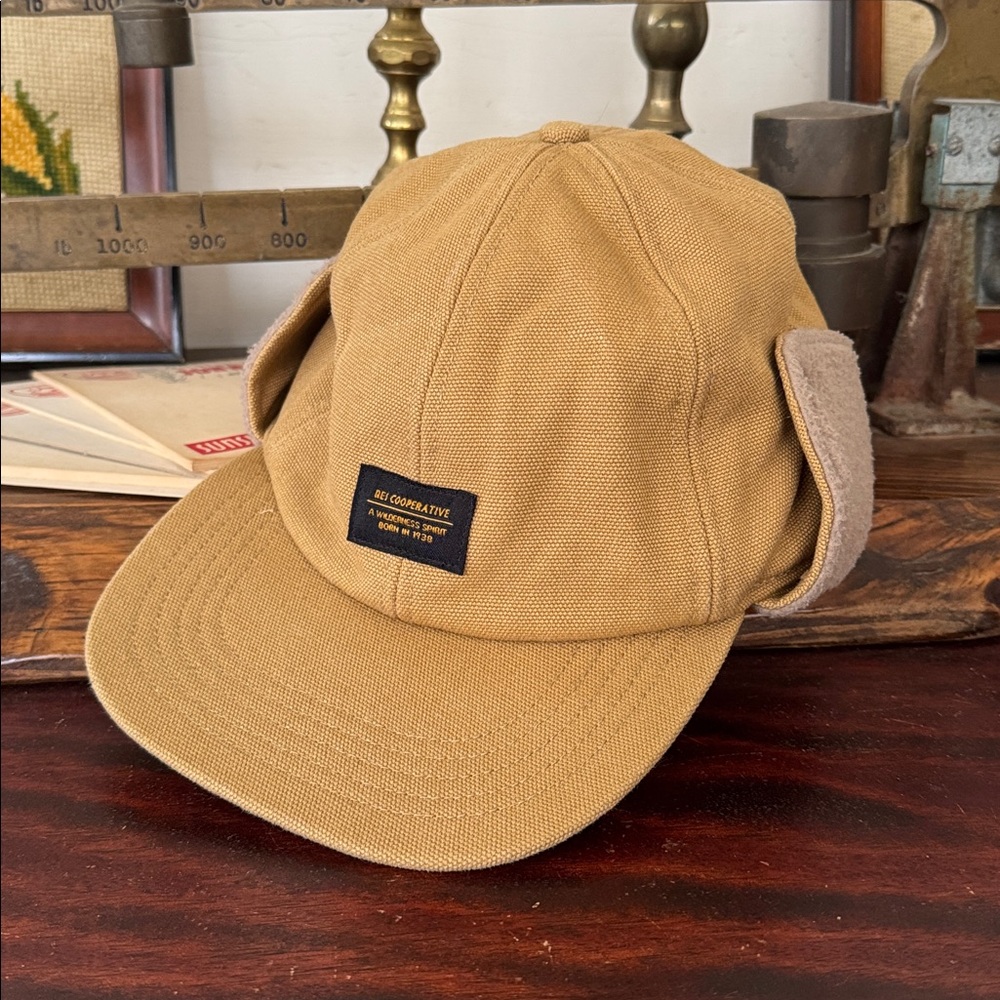REI Unisex Farlands Ear Flap Fleece Lined Hat REI CO-OP Heritage L/XL